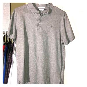 Calvin Klein collard t-shirt